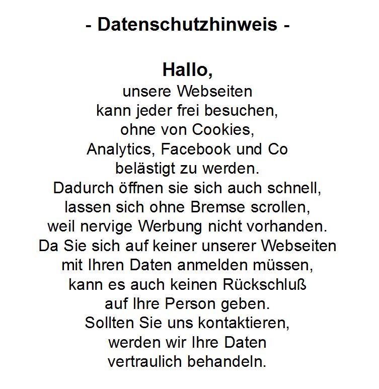 Datenschutz